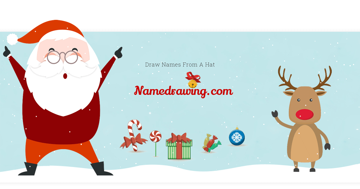 Free Name Drawing Utility For Christmas Gift Exchange Or Secret Santa   Namedrawing Og 